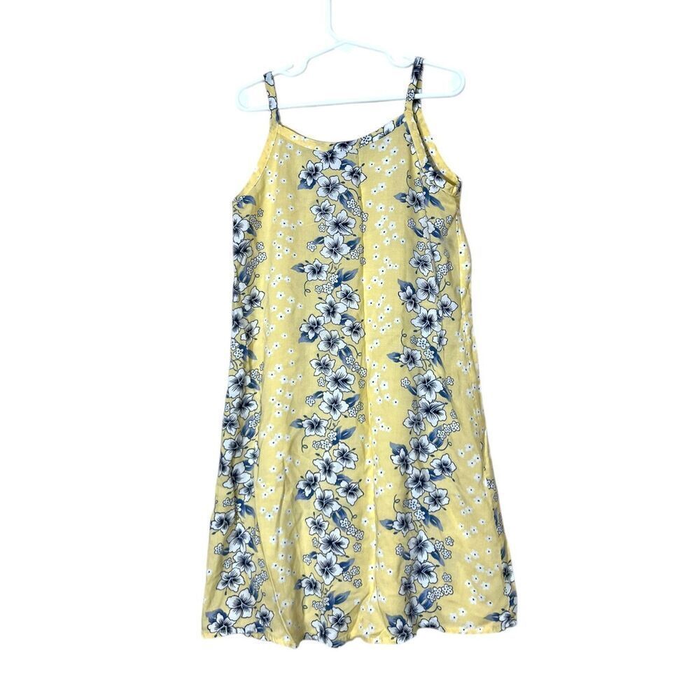 Vintage Basic Editions 90s Y2K Girls Flower Print‎ Dress Size 10